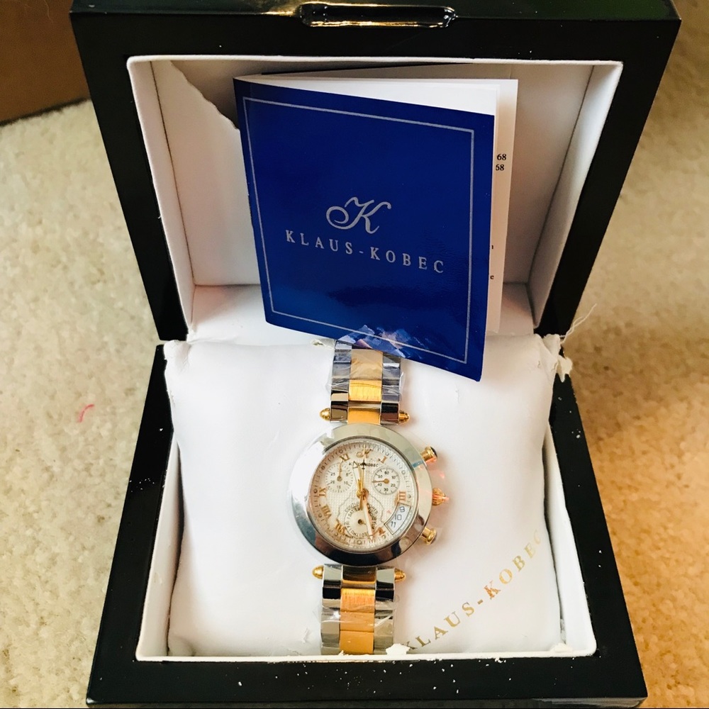 Klaus Kobec Ladies Two Toned Watch